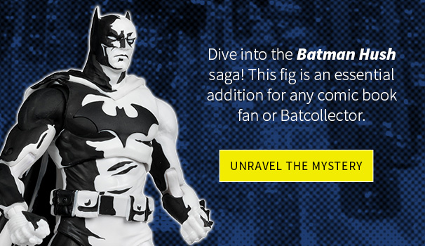 Dive into the Batman Hush saga! This fig is an essential addition for any comic book fan or Batcollector .